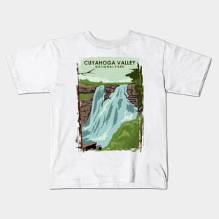 Cuyahoga National Park Travel Poster Kids T-Shirt